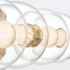 Kinkiet Atomo - 4 źródła światła - Szczotkowane złoto (QN-ATOMO-4W-BG) - Quintiesse