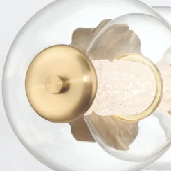 Kinkiet Atomo - 4 źródła światła - Szczotkowane złoto (QN-ATOMO-4W-BG) - Quintiesse