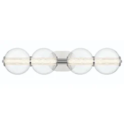 Kinkiet Atomo - 4 źródła światła - Polerowany chrom (QN-ATOMO-4W-PC) - Quintiesse