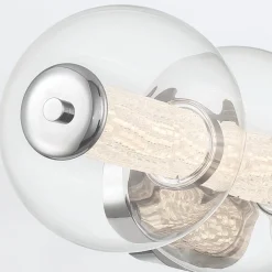 Kinkiet Atomo - 4 źródła światła - Polerowany chrom (QN-ATOMO-4W-PC) - Quintiesse