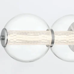 Kinkiet Atomo - 4 źródła światła - Polerowany chrom (QN-ATOMO-4W-PC) - Quintiesse