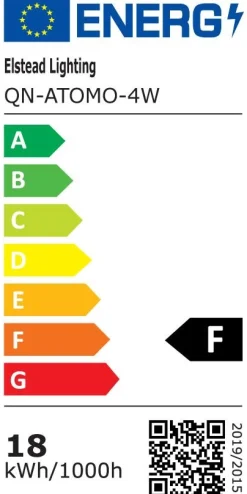 Kinkiet Atomo - 4 źródła światła - Polerowany chrom (QN-ATOMO-4W-PC) - Quintiesse
