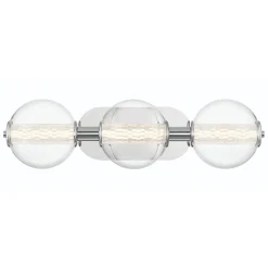 Kinkiet Atomo - 3 źródła światła - Polerowany chrom (QN-ATOMO-3W-PC) - Quintiesse