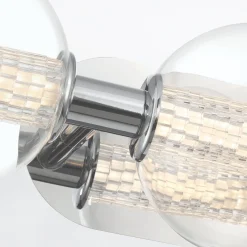 Kinkiet Atomo - 3 źródła światła - Polerowany chrom (QN-ATOMO-3W-PC) - Quintiesse