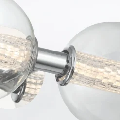 Kinkiet Atomo - 3 źródła światła - Polerowany chrom (QN-ATOMO-3W-PC) - Quintiesse