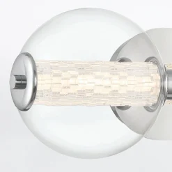 Kinkiet Atomo - 3 źródła światła - Polerowany chrom (QN-ATOMO-3W-PC) - Quintiesse