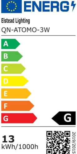 Kinkiet Atomo - 3 źródła światła - Polerowany chrom (QN-ATOMO-3W-PC) - Quintiesse