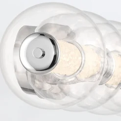 Kinkiet Atomo - 5 źródeł światła - Polerowany chrom (QN-ATOMO-5W-PC) - Quintiesse