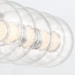 Kinkiet Atomo - 5 źródeł światła - Polerowany chrom (QN-ATOMO-5W-PC) - Quintiesse