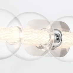 Kinkiet Atomo - 5 źródeł światła - Polerowany chrom (QN-ATOMO-5W-PC) - Quintiesse