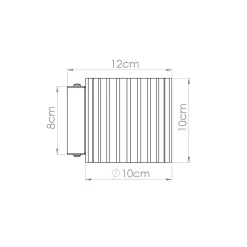 Kinkiet AURA beżowy G9 (SL.1791) - Sollux Lighting