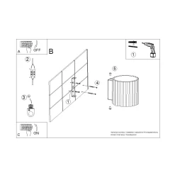 Kinkiet AURA ultramaryna G9 (SL.1811) - Sollux Lighting