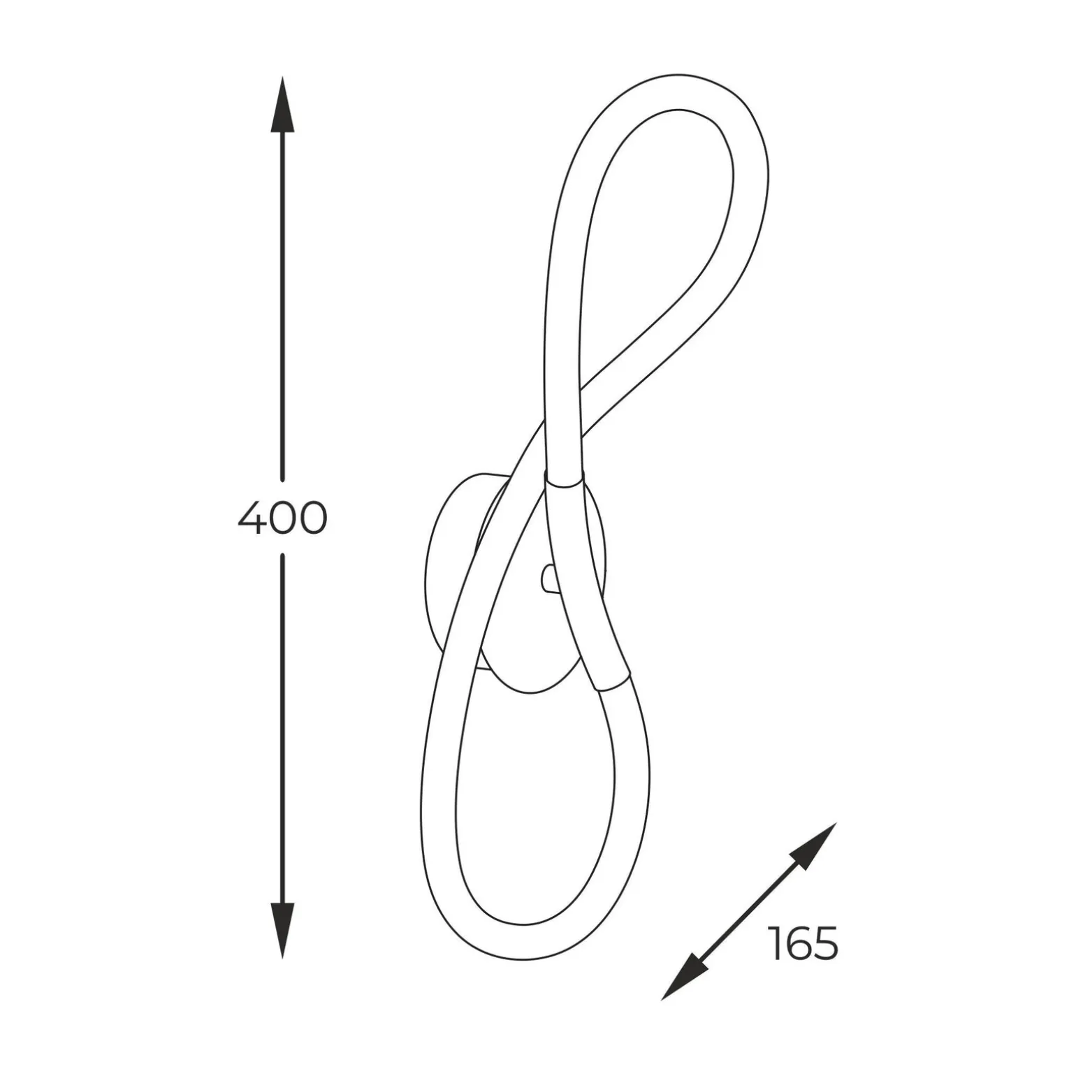 Kinkiet BALBO czarny (20006W-BK) - Zuma Line