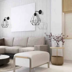 Kinkiet BASKET BLACK 1xE27 (MLP7206) - Milagro