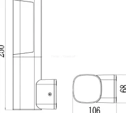 Kinkiet BEACON MOTION - antracyt (D731016)