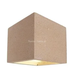 Kinkiet betonowy CUBE kol. beż (D341185)