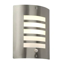 Kinkiet Bianco PIR 1lt wall IP44 60W (ST031FPIR) - Saxby