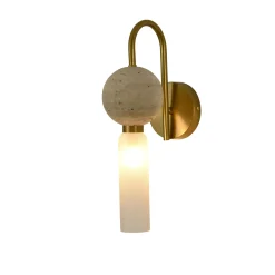 Kinkiet Bilo I 1xG9 Złoty Mosiądz (WL0111) - Yaskr