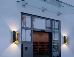 Kinkiet Black-Gold IP65 2x5W 3000K (ABIGALI-KMG2X5WW)