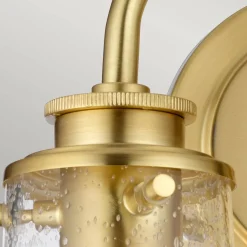 Kinkiet Braelyn - 2 źródła światła - Szczotkowany mosiądz (QN-BRAELYN2-BB) - Quintiesse