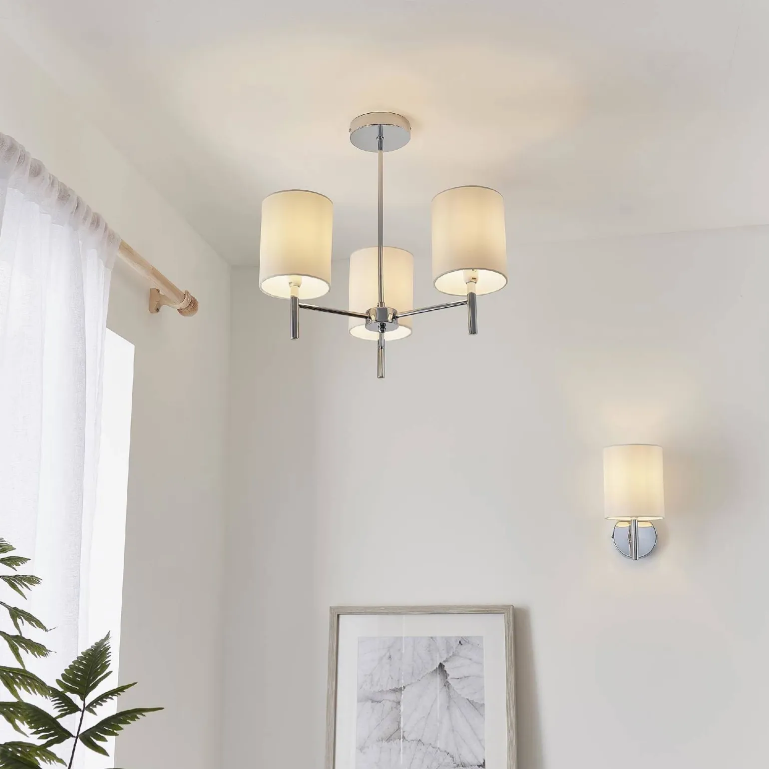 Kinkiet Brio (BRIO-1WBCH) Endon