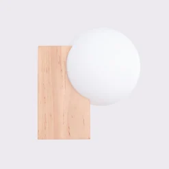 Kinkiet BULBO naturalne drewno (SL.1682) - Sollux Lighting