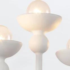 Kinkiet Cadence - 6 źródeł światła - Antyczna biel (QN-CADENCE-6WB-WHT) - Quintiesse