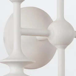 Kinkiet Cadence - 6 źródeł światła - Antyczna biel (QN-CADENCE-6WB-WHT) - Quintiesse