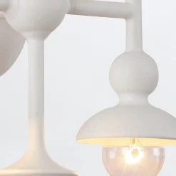 Kinkiet Cadence - 6 źródeł światła - Antyczna biel (QN-CADENCE-6WB-WHT) - Quintiesse