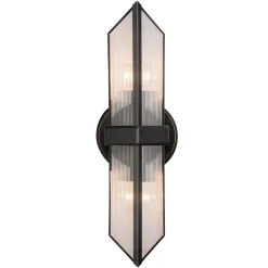 Kinkiet Cairo - 2 źródła światła - Miejski brąz (QN-CAIRO-2WB-UBZ-CR) - Quintiesse