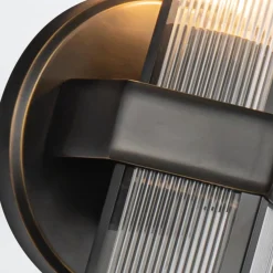 Kinkiet Cairo - 1 źródło światła - Miejski brąz (QN-CAIRO-1WB-UBZ-CR) - Quintiesse