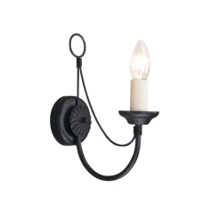 Kinkiet Carisbrooke (CB1-BLACK) - Elstead Lighting