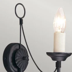 Kinkiet Carisbrooke (CB1-BLACK) - Elstead Lighting