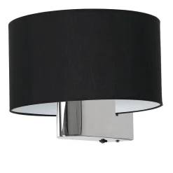 kinkiet CASINO BLACK/CHROME 1xE27 (ML6377) - Milagro