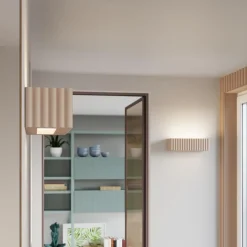 Kinkiet ceramiczny RIGATA taupe (SL.1887) - Sollux Lighting