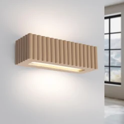 Kinkiet ceramiczny RIGATA taupe (SL.1887) - Sollux Lighting