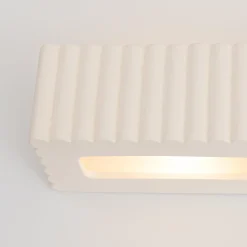 Kinkiet ceramiczny RIGATA biały (SL.1885) - Sollux Lighting