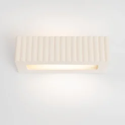 Kinkiet ceramiczny RIGATA biały (SL.1885) - Sollux Lighting