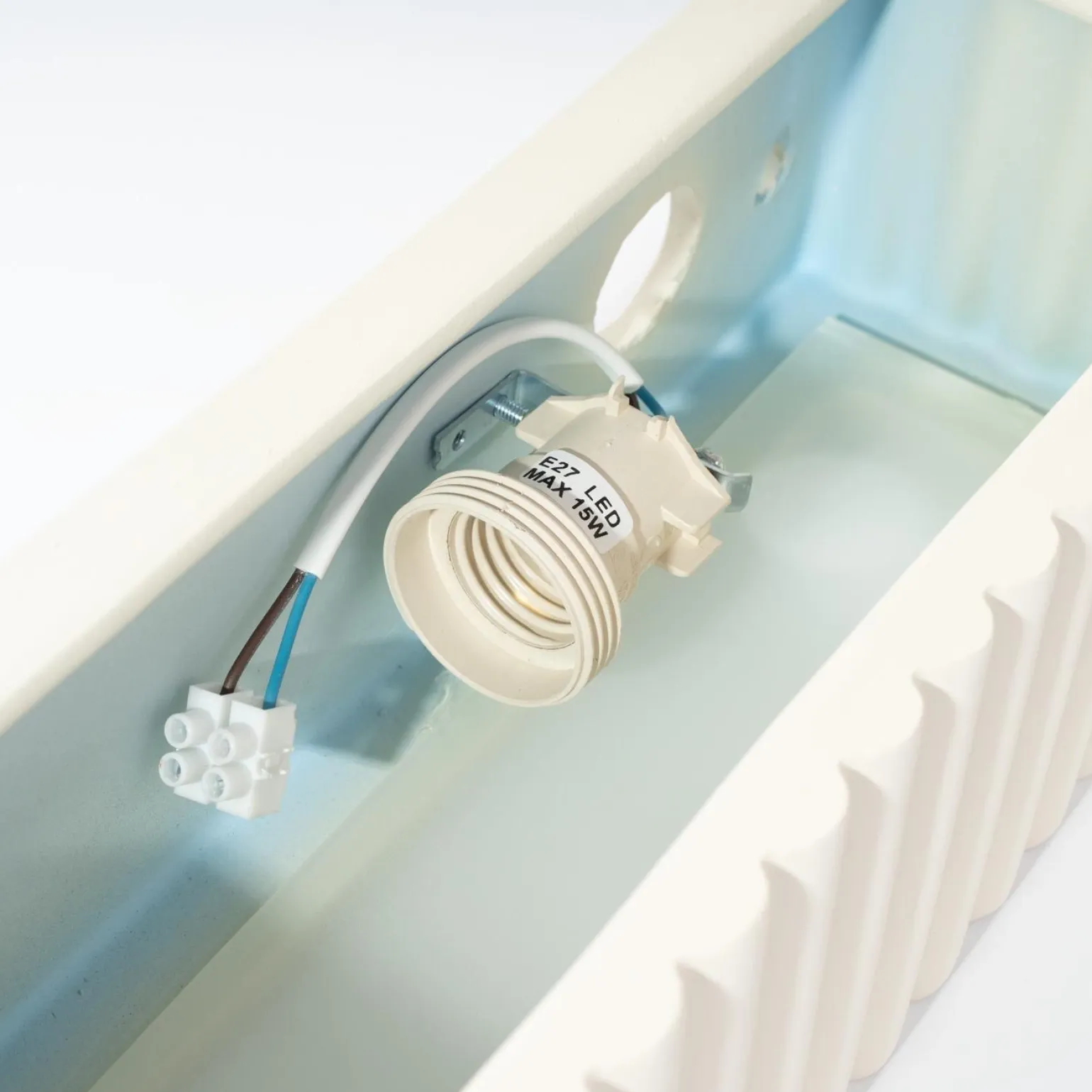 Kinkiet ceramiczny RIGATA biały (SL.1885) - Sollux Lighting