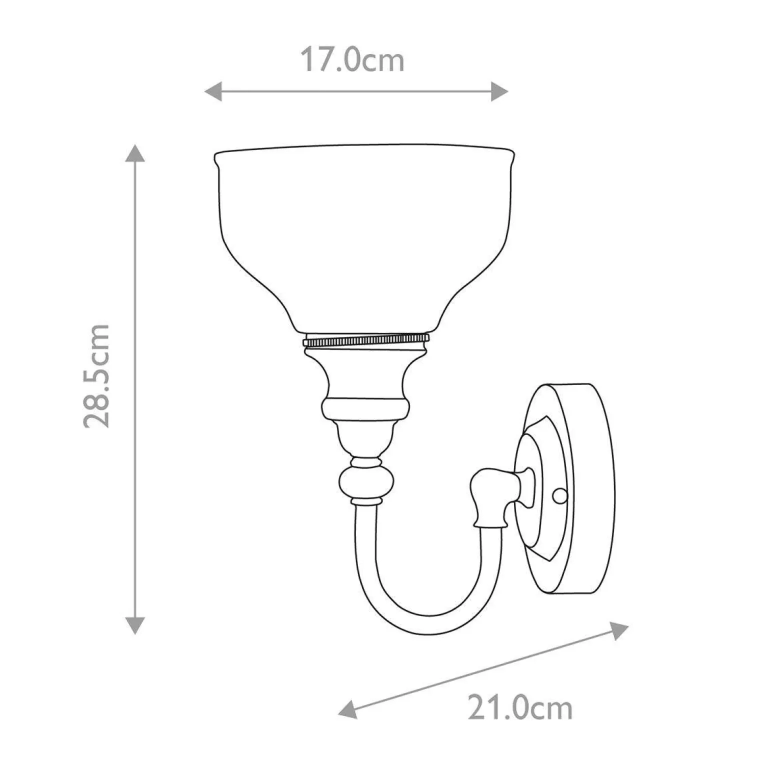 Kinkiet Cheadle (BATH-CD1) - Elstead Lighting