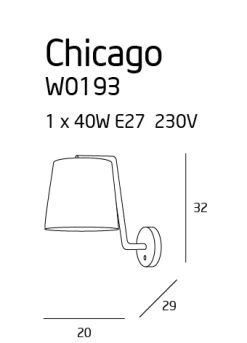 KInkiet Chicago kol. Chrom (W0195) Maxlight