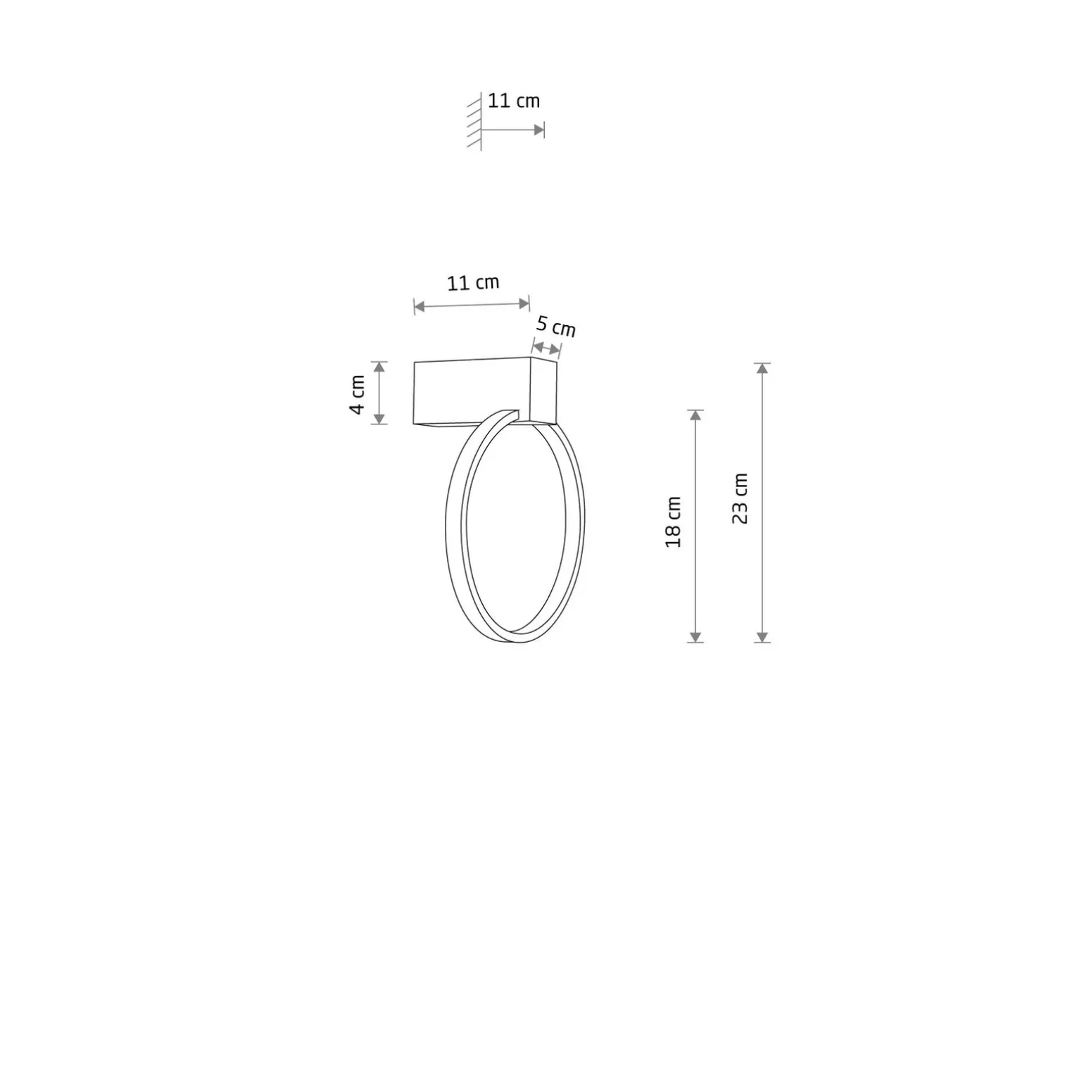 Kinkiet CIRCOLO LED XS 3000k (10808) - Nowodvorski