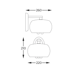 Kinkiet CRYSTAL (W0076-01D-F4FZ) - Zuma Line