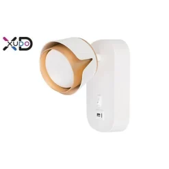 Kinkiet do czytania z ładowaniem USB GX53 biały+złoty (XD-IK271W) - Xudo