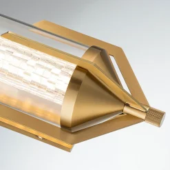 Kinkiet Espada - Szczotkowane złoto (QN-ESPADA-2W-BG) - Quintiesse