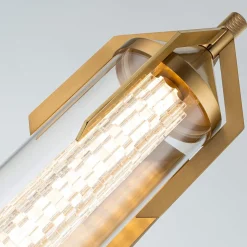 Kinkiet Espada - Szczotkowane złoto (QN-ESPADA-2W-BG) - Quintiesse