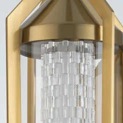 Kinkiet Espada - Szczotkowane złoto (QN-ESPADA-1W-BG) - Quintiesse