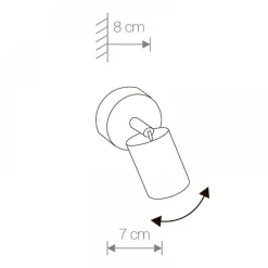 KINKIET EYE SPOT BRASS | MOSIĄDZ I (8816) - Nowodvorski