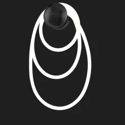 Kinkiet FANTASIA czarny 30 cm (ST-9282W1 BK) - Step into Design