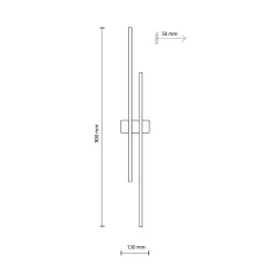 Kinkiet FLASH WOOD SOSNA 2 LED (6416) - TK Lighting